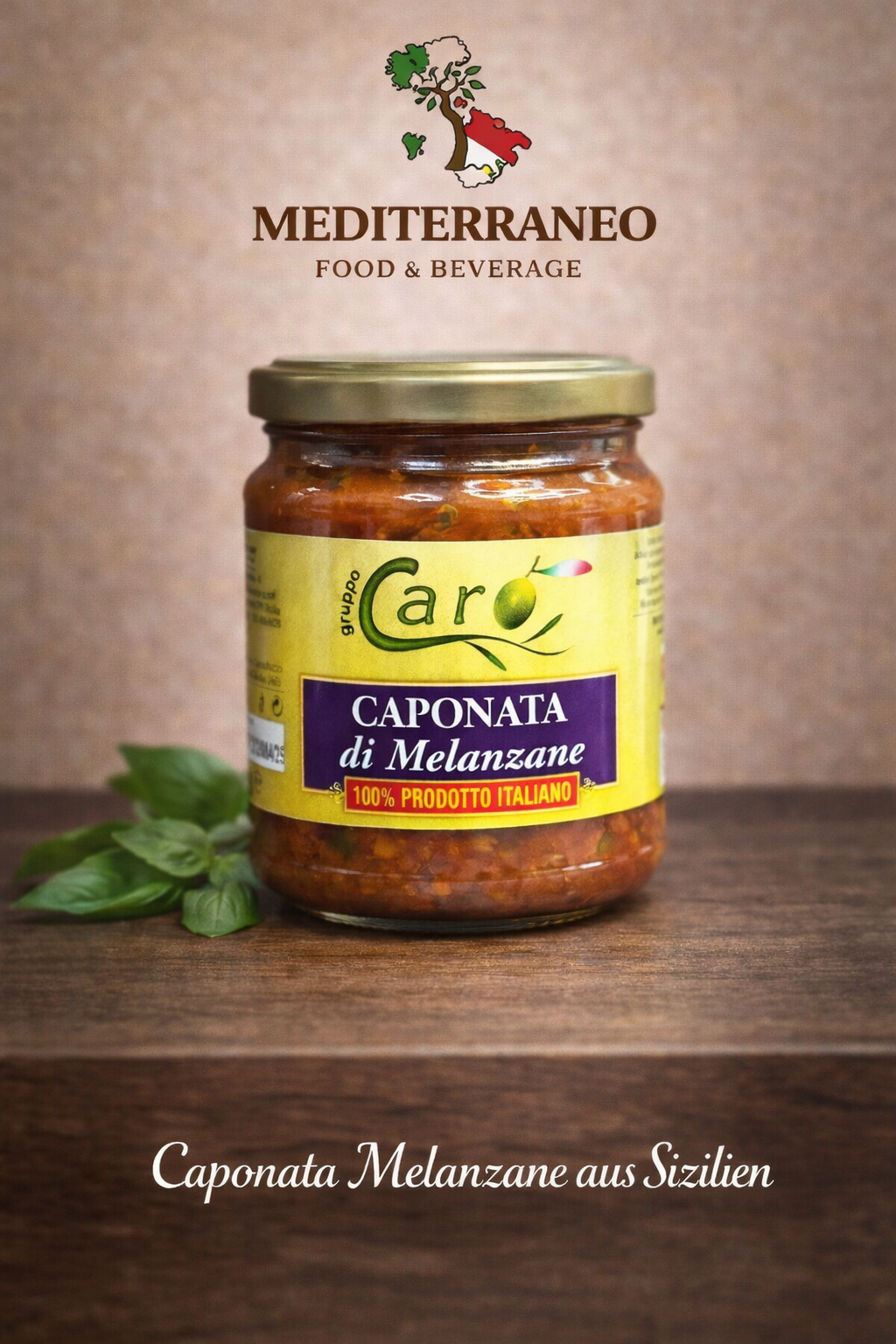 Caponata di Melanzane aus Sizilien 280g
