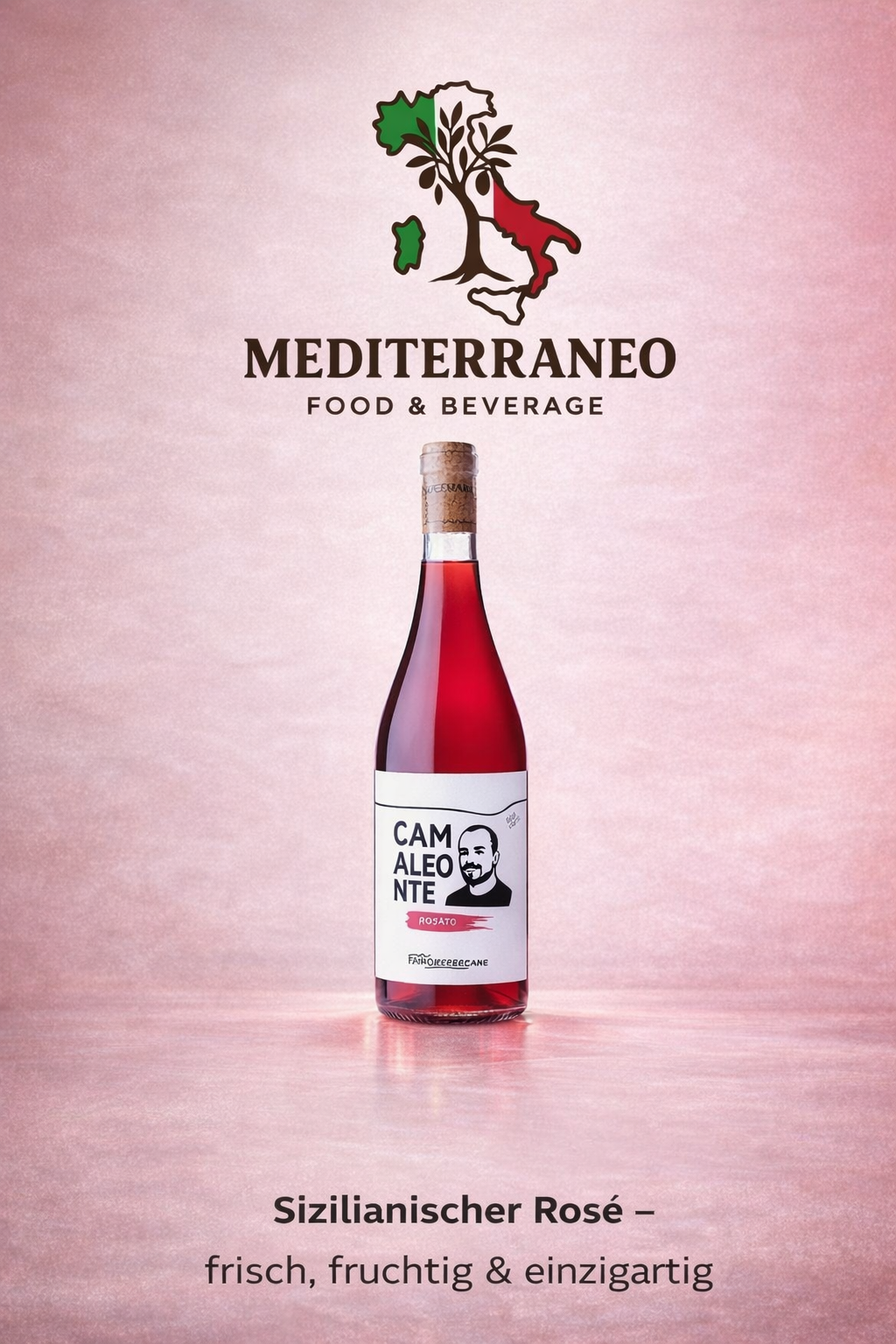 Camaleonte Rosato | Frischer & fruchtiger Rosé aus Sizilien 0.75 L